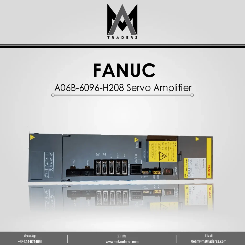 FANUC A06B-6096-H208 Servo Amplifier – CNC Precision Drive
