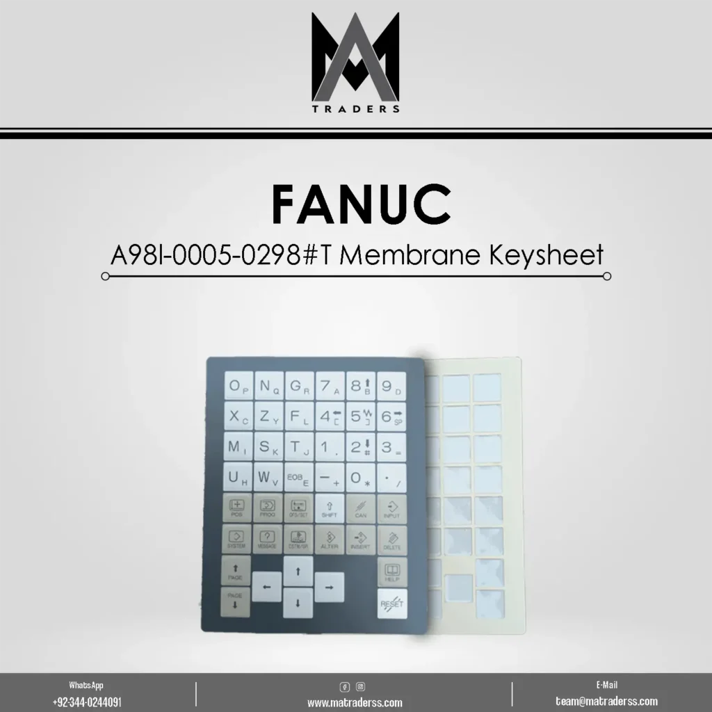 FANUC A98L-0005-0298#T Membrane Keyboard Cover