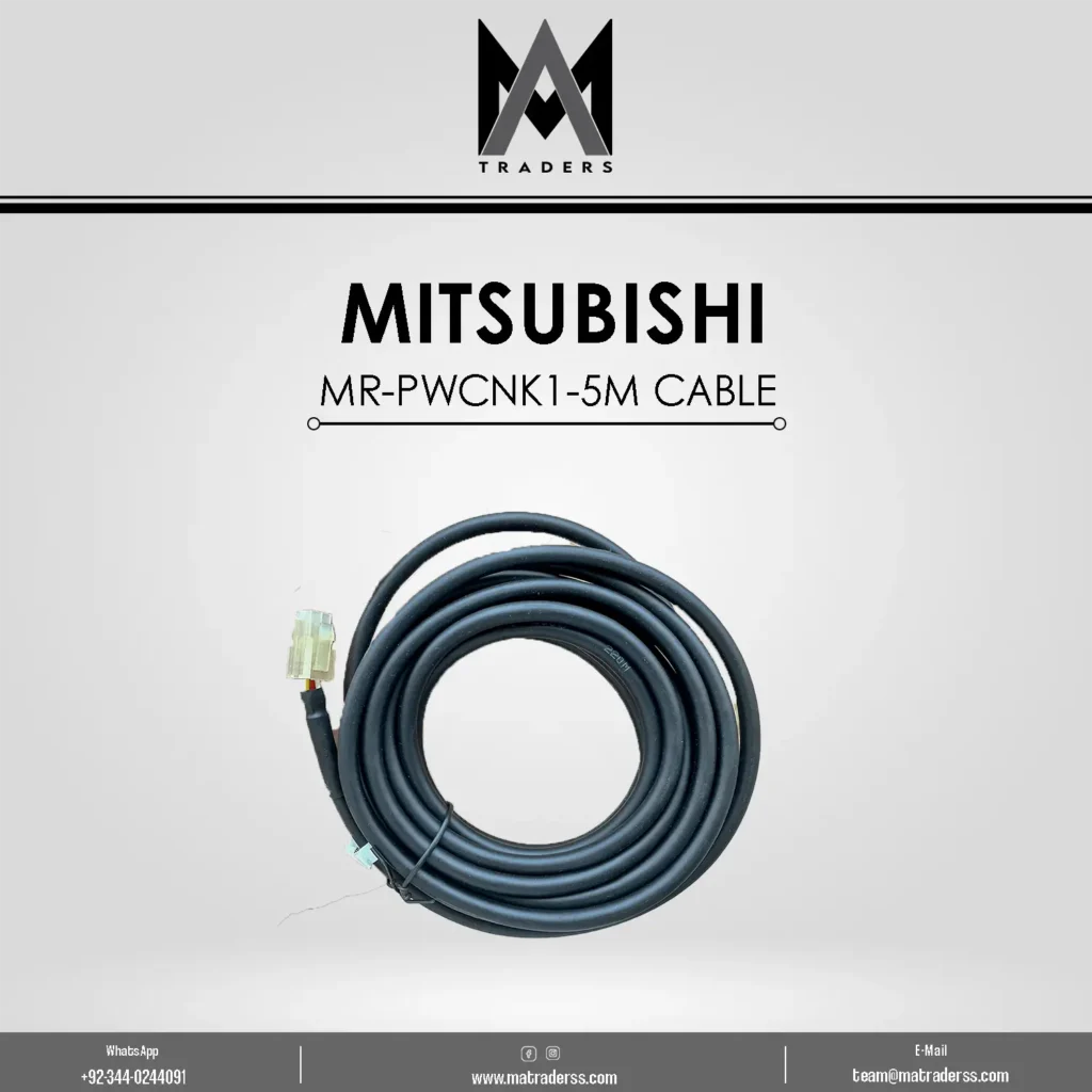 MITSUBISHI MR-PWCNK1-5M 5M SERVO MOTOR Power Cable